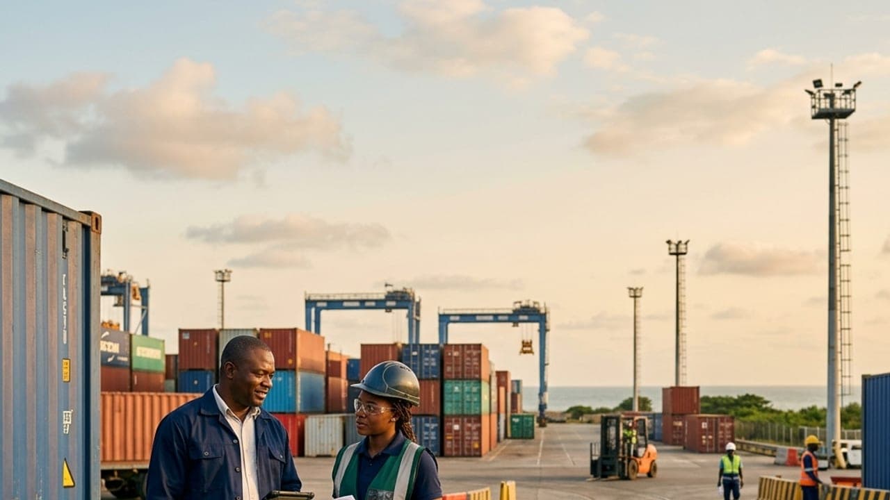 Complexe logistique portuaire
